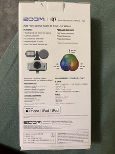 Stereo Microphone for iPhone/iPad - ZOOM iQ7(uus) (2 foto / 6)
