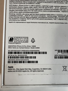 iPhone 14 Pro 128GB Silver (4 foto / 4)