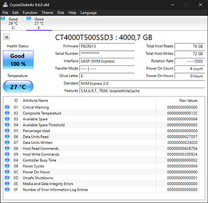 Crucial T500 4TB 2280 NVMe 4.0 SSD + кулер (3 фото из 3)