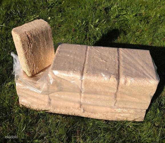Древесный брикет берёза RUF 960 кг 10кг упаковка (фото #1)