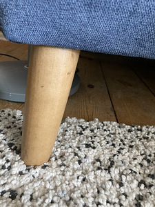 Tumesinine Eesti Disain Nurgadiivan / Dark Blue Corner Couch (3 foto / 10)