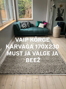 Черно-белый ковер 170 x 230 (1 фото из 6)