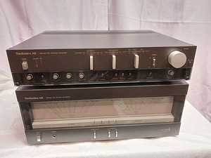 Technics SU-9600+SE-9600/ Technics SE-A5+SU-A6 усилитель (6 фото из 10)