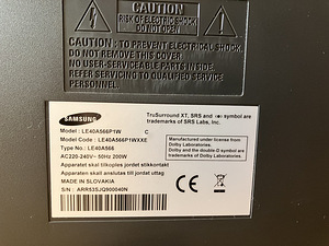 40 tolline teler Samsung (2 foto / 3)