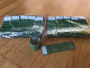 Efektsed salvrätikute hoidjad 100 tk (2 foto / 5)