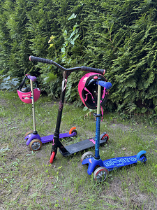 Laste tõukeratas Micro Mini Deluxe (sinine), lastele 2-5 a (3 foto / 3)