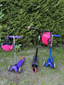 Laste tõukeratas Micro Mini (lilla), 2-5 a, kaasa kiiver (2 foto / 5)