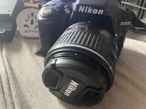 Nikon D3300 + statiiv + 3 objektiivi + kott (1 foto / 7)