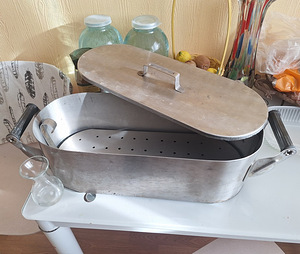 (poissonnière), ristkülikukujuline pott, roostevaba teras (1 foto / 1)