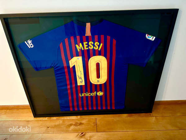 Messi match worn shirt 2018 - Becket Verified.