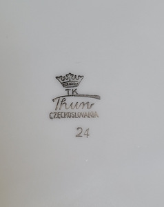 Taldrikud (5 tk.) tehas "Thun", Tšehhoslovakkia (2 foto / 2)