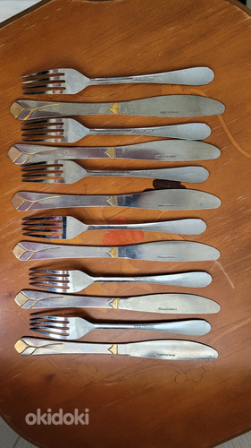 Noad ja kahvlid komplekt 12 tk., roostevaba (foto #2)