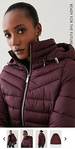Karen Millen Lightweight Short Puffer Packable Jacket (2 foto / 3)