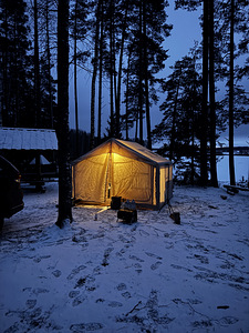 Täispuhutav telk Off-grid komplekt