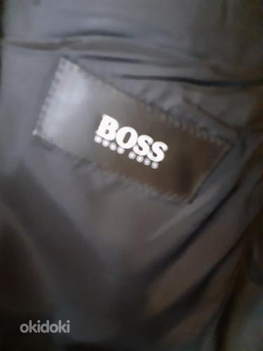 Шерстяной пиджак HUGO BOSS (фото #2)