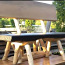 Täispuidust laud ja toolid (foto #2)