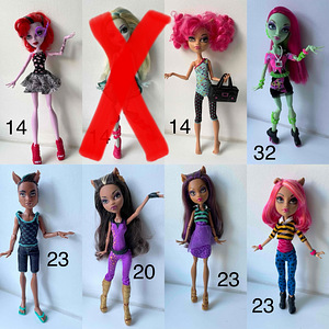 Monster high nukk / nukud (1 foto / 1)