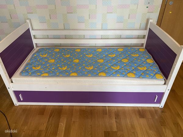 Продам детскую кровать из массива дерева с матрасом - матрас 1600x8 (фото #4)