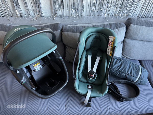 Автолюлька Maxi-Cosi Coral 360 + аксессуары