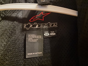 Alpinestars nahast mototagi EUR 54 + Celer V2 kindad L (2 foto / 9)