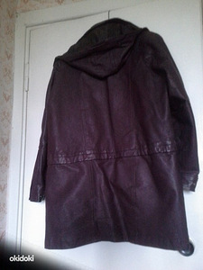 Soojustatud naiste jope, 100% nahk, suurus L (2 foto / 2)