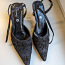 Uued mustad kingad kontsa ja paelaga. Kontsa kõrgus 7 cm (foto #1)