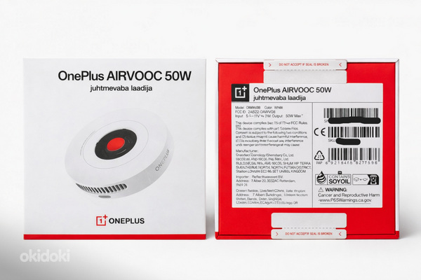 OnePlus AIRVOOC 50W juhtmevaba laadija uus originaal