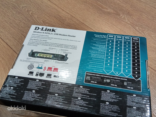 Ruuter D-Link DSL-2750U (foto #5)