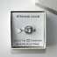 Серебряное кольцо с бриллиантами и топазом (фото #1)