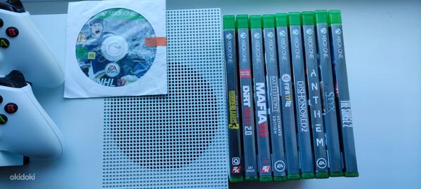 Xbox one s 1 Тб + 12 игр (фото #1)