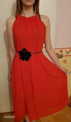 Женское красное платье (фото #3)