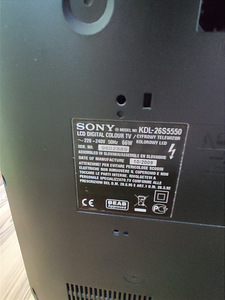 Teler Sony KDL-26S5550 (3 foto / 5)
