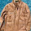 Теплая кожаная зимняя куртка Camel / размер 56 / XXL (фото #1)