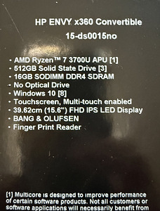 HP ENVY x360 15 AMD Ryzen 7 (2 фото из 3)