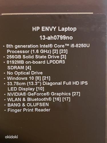 HP ENVY 13" Intel Core™ i5 + NVIDIA GeForce MX150 (foto #2)