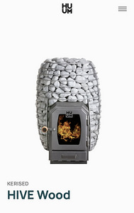 Huum Hive Wood 13kw saunaahi (1 foto / 8)