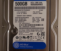 Kõvaketas WD Blue WD5000AAKX 500GB, 3.5'' 7200RPM / SATA3
