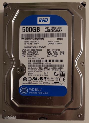 Жесткий диск WD Blue WD5000AAKX 500GB, 3.5'' 7200RPM / SATA3 (фото #1)