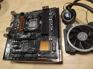 Z170M Pro4S + i5 6600k + Corsair Hydro H50 Vesijahutus (1 foto / 7)