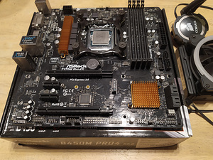 Z170M Pro4S + i5 6600k + Corsair Hydro H50 Vesijahutus (2 foto / 7)