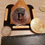 Большая увесистая металлическая позолоченная монета Bitcoin (фото #3)