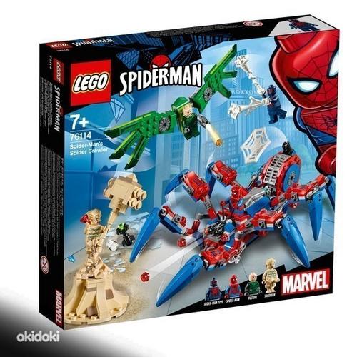 Новый Lego Super Heroes 76114 Паучий вездеход 418 деталей (фото #1)