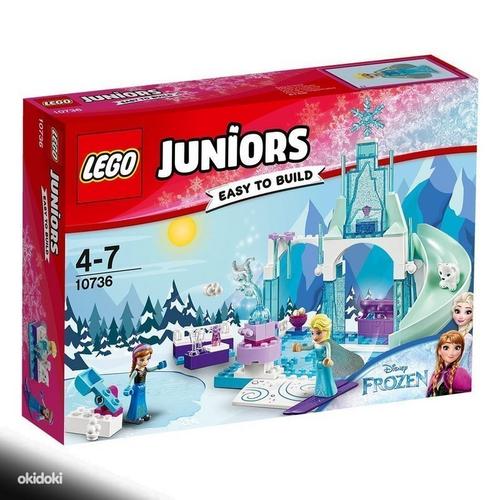 Новый Lego Juniors 10736 Игровая площадка Эльзы и Анны 94 дт (фото #1)