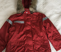Красная куртка для девочек s: 122/128