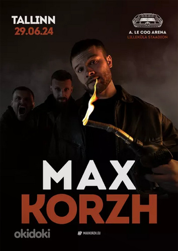 Müün piletid Max Korzhi kontserdile 29.06.24 (foto #1)