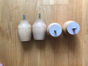 Puidust jalad mööblile 4 tk (3 foto / 4)