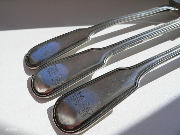 Tsaariaegne hõbe supilusikad ja kahvel. (foto #10)
