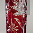 Ваза из двухцветного стекла "Лилия", стекло, ромбовидная оправа (фото #2)