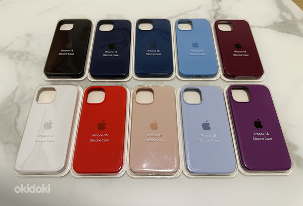 iPhone 15/15Plus/15Pro/15 Pro Max silicone case (foto #5)