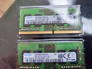 Mälud 2x 4GB 2400Mhz ( SODIMM DDR4 RAM) (2 foto / 3)